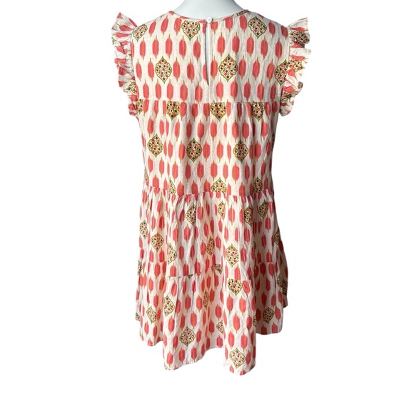 THML Charlene Colorful Floral Embroidered Cotton & Linen Dress, Sz S - Picture 4 of 15